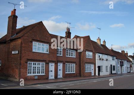 Blick auf die Rose Street in Wokingham, in der britischen Grafschaft Stockfoto