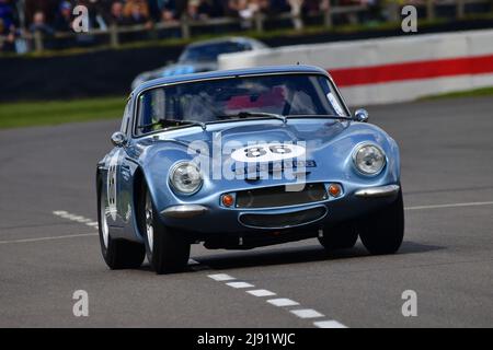 Guy Smith, Mike Whitaker, TVR Griffith 400, Graham Hill Trophy, ein 45-minütiges Zweifahrer-Rennen für Beispiele von Prototypen und geschlossenen Cockpit GT-Autos Stockfoto