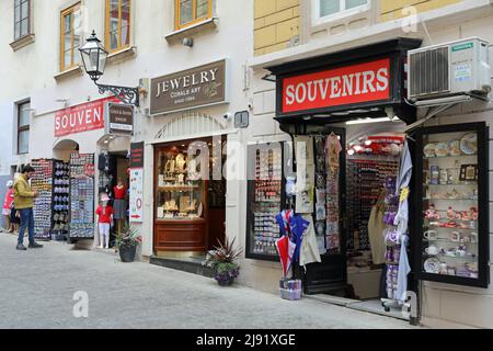 Zagreb Souvenirs Stockfoto