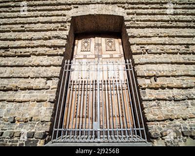 Kirchentor, Basilica di San Lorenzo, Florenz, Toskana, Italien