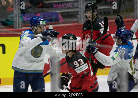 Helsinki, Finnland. 19.. Mai 2022. GOAL SAVITSKI Kirill (Kasachstan) während der Weltmeisterschaft - Kanada vs Kasachstan, Eishockey in Helsinki, Finnland, Mai 19 2022 Quelle: Independent Photo Agency/Alamy Live News Stockfoto