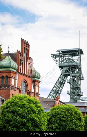 13.08.2021, Dortmund, Nordrhein-Westfalen, Deutschland - LWL Industriemuseum Zeche Zollern. ZOLLERN Colliery ist eine stilllegte Kohlemine im Nordwesten Stockfoto