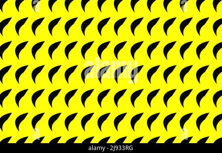 Abstrakte Blätter Nahtloses Muster. Geometrische florale Struktur. Wiederholter Hintergrund. Stockfoto