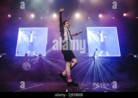 Zürich, Schweiz. 19.. Mai 2022. Der englische Sänger, Songwriter und Musiker Yungblud spielt ein Live-Konzert in der Halle 622 in Zürich. (Foto: Gonzales Photo/Alamy Live News Stockfoto