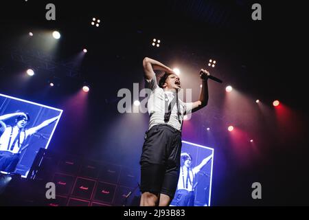 Zürich, Schweiz. 19.. Mai 2022. Der englische Sänger, Songwriter und Musiker Yungblud spielt ein Live-Konzert in der Halle 622 in Zürich. (Foto: Gonzales Photo/Alamy Live News Stockfoto