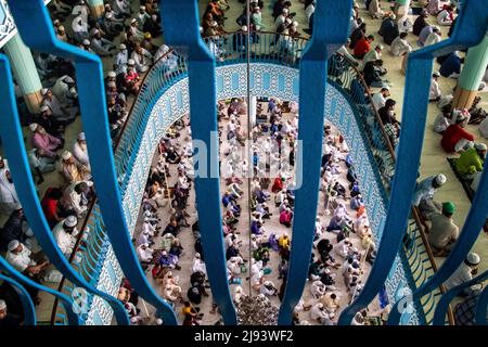 Haus des Friedens als Moschee bekannt, wo Muslime beten. Dieses Bild wurde am 14. April 2022 aus der Baitulmukarram-Moschee, Dhaka, Bangladesch, Stockfoto