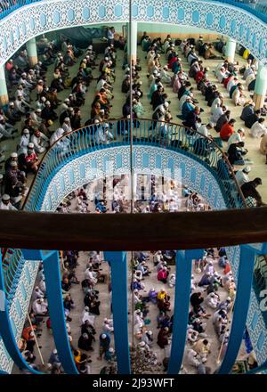 Haus des Friedens als Moschee bekannt, wo Muslime beten. Dieses Bild wurde am 14. April 2022 aus der Baitulmukarram-Moschee, Dhaka, Bangladesch, Stockfoto