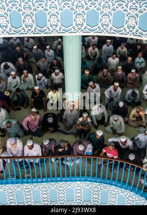 Haus des Friedens als Moschee bekannt, wo Muslime beten. Dieses Bild wurde am 14. April 2022 aus der Baitulmukarram-Moschee, Dhaka, Bangladesch, Stockfoto