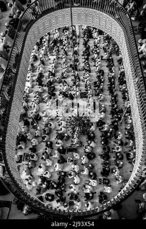 Haus des Friedens als Moschee bekannt, wo Muslime beten. Dieses Bild wurde am 14. April 2022 aus der Baitulmukarram-Moschee, Dhaka, Bangladesch, Stockfoto