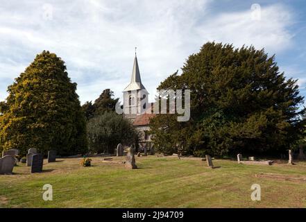 Die Kirche der Heiligen Jungfrau Maria, Ripple, Kent Stockfoto