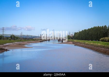 Hawarden Old Bridge Stockfoto