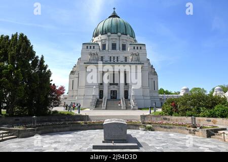 Friedhofskirche zum heiligen Karl Borromäus auf dem Zentralfriedhof in Wien, Österreich, Europa - Friedhofskirche St. Charles Borromeo am Cen Stockfoto