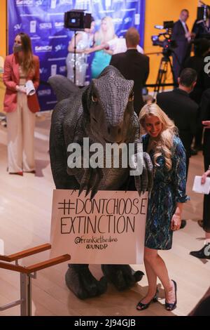 The Times Center, New York, USA, 11. Mai 2022 - während der Frankie Climate Impact Awards im Times Center in New York City. Dont Choose Extinction ein UNDP-Event Foto: Giada Papini Rampelotto/EuropaNewswire FOTOKREDIT ERFORDERLICH. Stockfoto