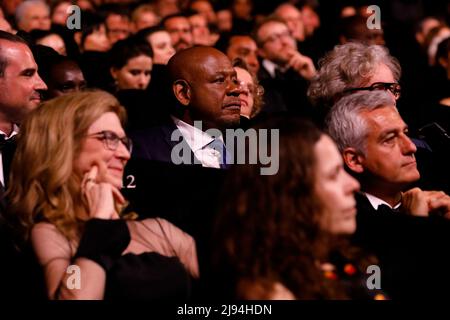 Forest Whitaker im Publikum während der Eröffnungszeremonie während der jährlichen Filmfestspiele von Cannes 75. im Palais des Festivals in Cannes, Frankreich, am 17. Mai 2022. Stockfoto