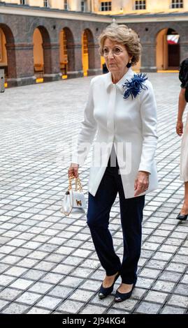 Amsterdam, Niederlande. 19.. Mai 2022. Prinzessin Margriet von den Niederlanden im Het Scheepvaartmuseum in Amsterdam, am 19. Mai 2022, um an der Feier des 200.-jährigen Bestehens des Royal College Zeemanshoop teilzunehmen Quelle: Albert Nieboer/Netherlands OUT/Point de Vue OUT/dpa/Alamy Live News Stockfoto