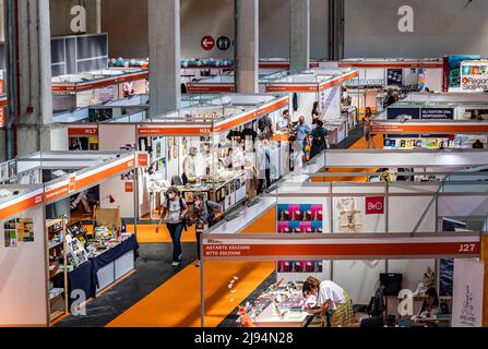 Italien 19. Mai 2022 Piemont Turin Lingotto -Internationale Buchmesse 2022 Stockfoto