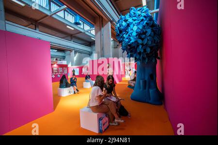 Italien 19. Mai 2022 Piemont Turin Lingotto -Internationale Buchmesse 2022 Stockfoto