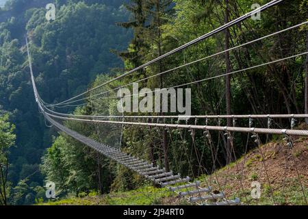 Längste tibetische Brücke der Welt Stockfoto