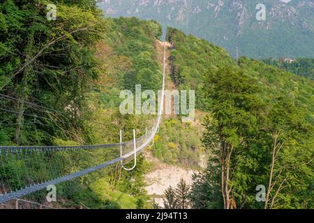 Längste tibetische Brücke der Welt Stockfoto