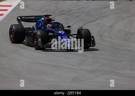 Barcelona, Spanien. 20.. Mai 2022. Circuit de Barcelona-Catalunya, Barcelona, Spanien, 20. Mai 2022, Yuri VIPs - Williams während DER FORMEL 1 PIRELLI GRAN PREMIO DE España 2022 Training - Formel 1 Championship Credit: Live Media Publishing Group/Alamy Live News Stockfoto