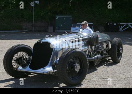 Napier-Railton 535hp W12 (1934, Brooklands Lap Record Car), Centenary of Speed, 17. Mai 2022, Brooklands Museum, Weybridge, Surrey, England, Großbritannien, Europa Stockfoto