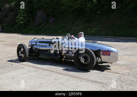 Napier-Railton 535hp W12 (1934, Brooklands Lap Record Car), Centenary of Speed, 17. Mai 2022, Brooklands Museum, Weybridge, Surrey, England, Großbritannien, Europa Stockfoto