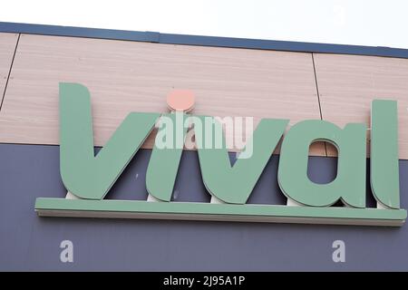 Bordeaux , Aquitaine Frankreich - 05 01 2022 : vival Text Marke und Logo Zeichen des Geschäfts Stadt Supermarkt Stadt Nähe Markt Store Stockfoto