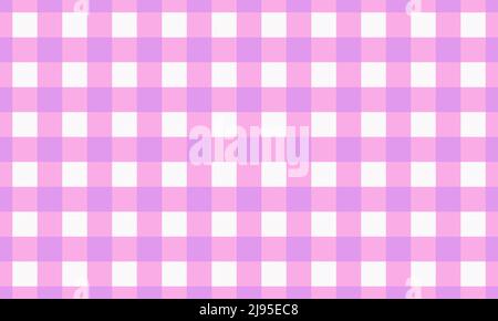 Gingham-Muster Nahtlose vichy-Karo-Karo-Grafik für Schal, Tischdecke, Verpackung oder andere moderne dekorative Sommer-Stoff-Mode-Design Stock Vektor