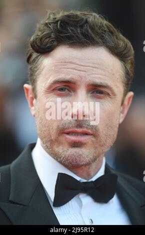 Cannes, Frankreich. 20.. Mai 2022. Der amerikanische Schauspieler Casey Affleck nimmt am Freitag, den 20. Mai 2022, an der Premiere von Three Thousand Years of Longing im Palais des Festivals bei den Filmfestspielen von Cannes 75. Teil. Foto von Rune Hellestad/ Credit: UPI/Alamy Live News Stockfoto