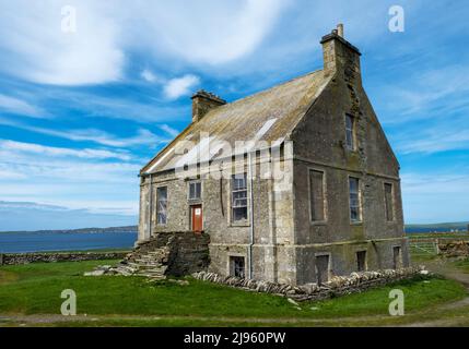 Die Hall of Clestrain auf dem Festland Orkney, Geburtsort von John Rae, dem Polarforscher des 19.. Jahrhunderts. Stockfoto