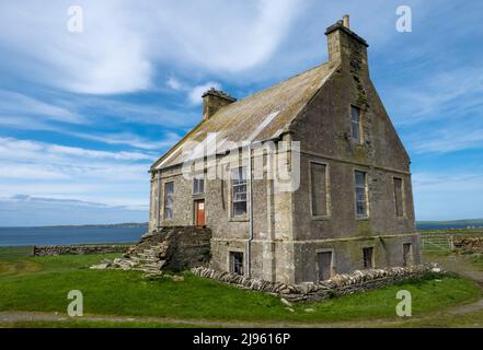 Die Hall of Clestrain auf dem Festland Orkney, Geburtsort von John Rae, dem Polarforscher des 19.. Jahrhunderts. Stockfoto