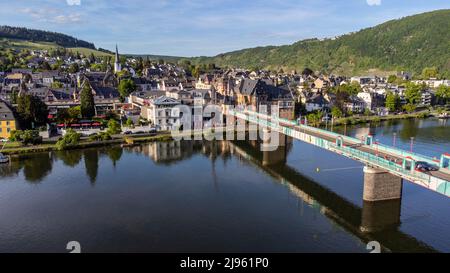 Traben-Trarbach, Moseltal, Deutschland Stockfoto