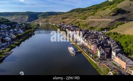 Zell, Moseltal, Deutschland Stockfoto