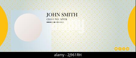 Design von Webbannern und Social Media-facebook-Cover-Vorlagen Stock Vektor