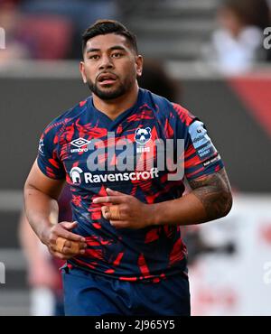 Bristol, Großbritannien. 20.. Mai 2022. Premiership Rugby. Bristol trägt V Exeter Chiefs. Ashton Gate Stadium. Bristol. Charles Piutau (Bristol Bears) während der Bristol Bears V Exeter Chiefs. Rugby-Spiel der Gallagher Premiership. Kredit: Sport In Bildern/Alamy Live Nachrichten Stockfoto