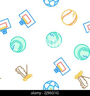 Sportspiel Sportsman Activity Icons Set Vector Stock Vektor