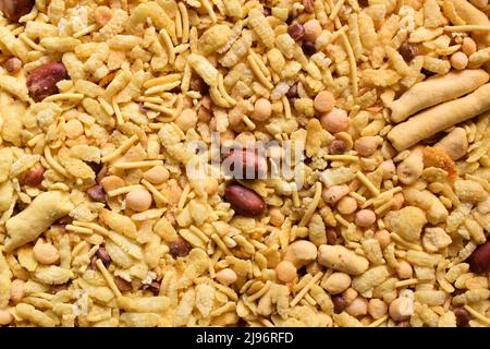 Indische würzige Snack Namkeen Mischung Stockfoto