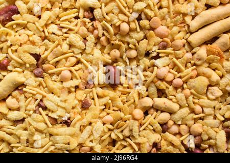 Indische würzige Snack Namkeen Mischung Stockfoto