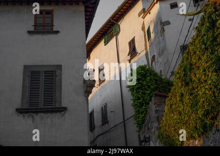 Das Dorf Colle di Buggiano in 'Svizzera Pesciatina' Toskana, Italien Stockfoto