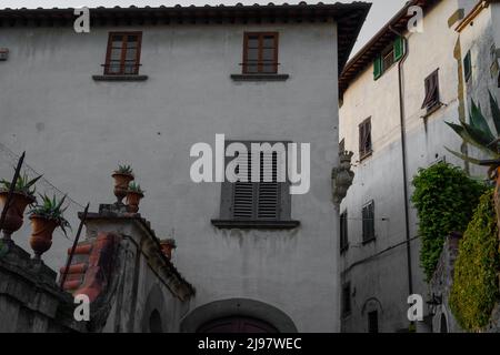 Das Dorf Colle di Buggiano in 'Svizzera Pesciatina' Toskana, Italien Stockfoto