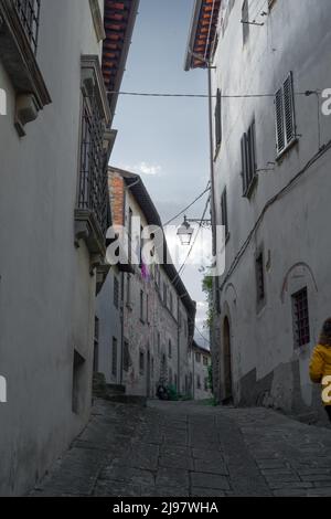 Das Dorf Colle di Buggiano in 'Svizzera Pesciatina' Toskana, Italien Stockfoto