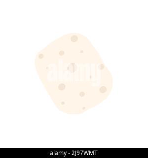 Reinigungsschwamm. Hausarbeiten Werkzeuge, Waschen und Bürsten Service Vektor-Illustration Stock Vektor