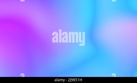 Blaue und rosa flüssige Illustration. Glatter Neon-Hintergrund. Stockfoto