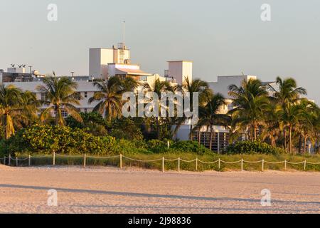 Luxuriöses Herrenhaus in Miami Beach Stockfoto