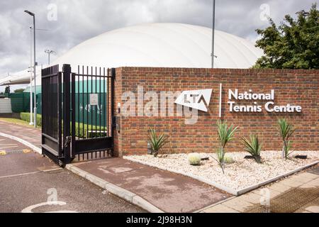 The Sport Canopy at the Lawn Tennis Association's National Tennis Centre, Priory Lane, Roehampton, London, SW15, England, Großbritannien Stockfoto