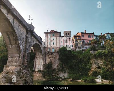 Italien, Mai 2022: Blick auf Cividale del Friuli in der Provinz Udine Stockfoto