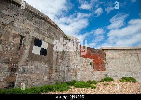 Hurst Spit Stockfoto