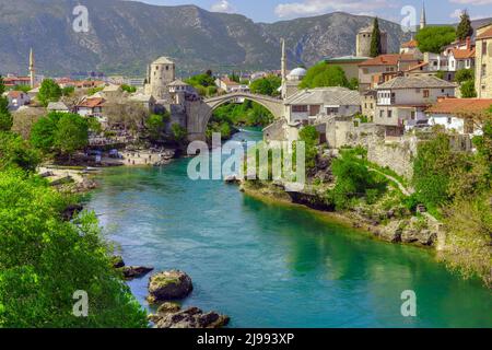 Mostar, Herzegowina-Neretva, Bosnien und Herzegowina, Europa Stockfoto