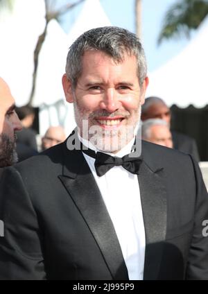 Cannes, Frankreich. 21.. Mai 2022. Jalil Lespert nimmt an der Vorführung von „Triangle of Sadness“ während des jährlichen Filmfestivals in Cannes 75. im Palais des Festivals am 21. Mai 2022 in Cannes, Frankreich, Teil. Foto: DGP/imageSPACE/Sipa USA Kredit: SIPA USA/Alamy Live News Stockfoto