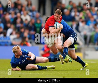 Aviva Stadium, Dublin, Irland. 21.. Mai 2022. United Rugby Championships, Leinster versus Munster; Chris Farrell of Munster Kredit: Action Plus Sports/Alamy Live News Stockfoto